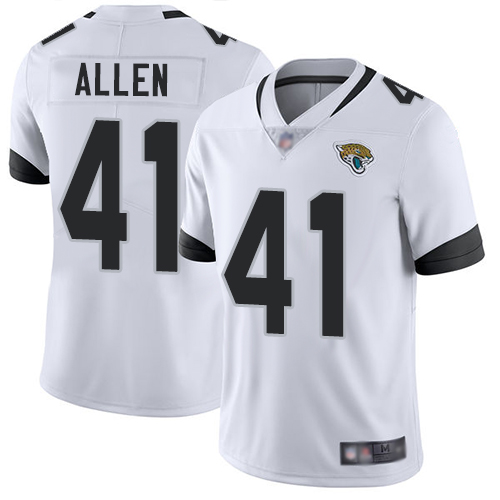 Nike Jacksonville Jaguars #41 Josh Allen White Men Stitched NFL Vapor Untouchable Limited Jersey